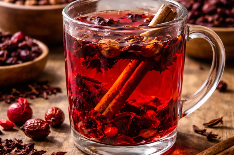 Yağ Yakımını Hızlandıran Kırmızı Çay: Hibiskus Kuşburnu Kürü