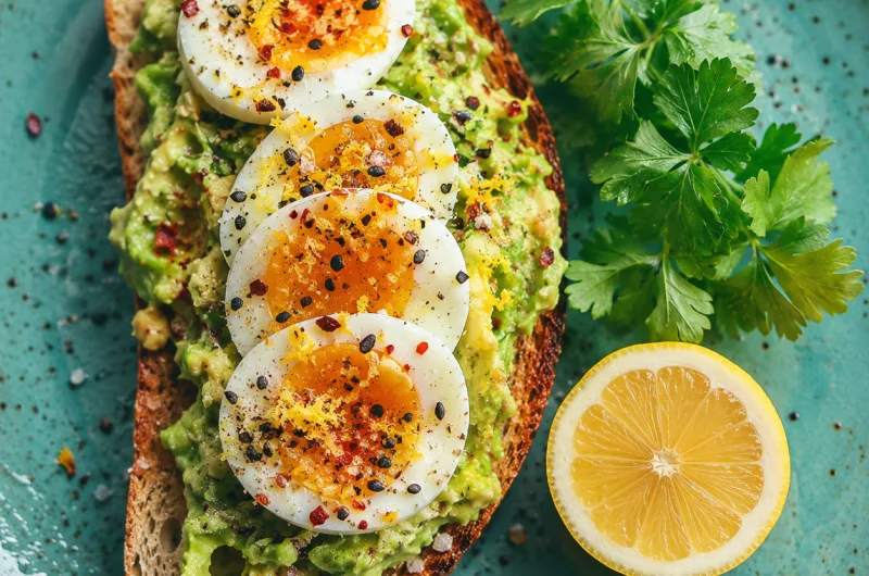 Protein Deposu Avokadolu Yumurtalı Ekmek: En Pratik Yaz Kahvaltısı.