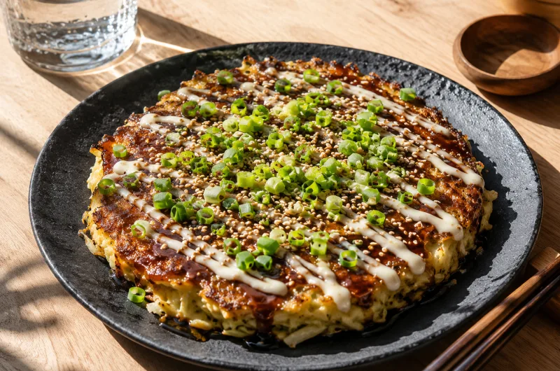 Kilo Verdiren Uzak Doğu Lezzeti: Düşük Kalorili ve Yüksek Lifli Okonomiyaki